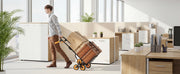 Charger l'image dans la visionneuse de galerie, Amocart 440/770 lbs Folding Hand Truck Dolly with 6 Wheels & 2 Elastic Ropes Stair Climbing Cart for Shopping Moving Warehouse
