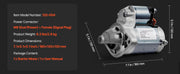Charger l'image dans la visionneuse de galerie, Amocart Starter 17841 Motor Replacement Compatible with Pontiac Vibe L4 1.8L 2003-2008 Toyota Corolla/Matrix L4 1.8L 2003-2008