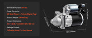 Charger l'image dans la visionneuse de galerie, Amocart Starter 17841 Motor Replacement Compatible with Pontiac Vibe L4 1.8L 2003-2008 Toyota Corolla/Matrix L4 1.8L 2003-2008