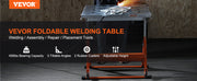 Bild in Galerie-Viewer laden, Amocart 18/20/24 Inch Foldable Welding Table Steel Table Top Auxiliary Welding Tool Flexible Height Portable Workbench for Work