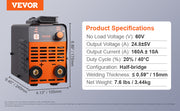 Charger l'image dans la visionneuse de galerie, Amocart Stick Welder 140A/160A/200A ARC/Lift TIG 2-IN-1 Welding Machine w/ IGBT Inverter Portable MMA Welder Machine Hot Start