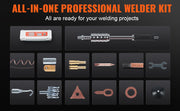 Bild in Galerie-Viewer laden, Amocart Stud Welder Dent Repair Kit 3KW Car Dent Puller w/ Auto/Manual Welding 7 Versatile Modes Auto Body Spot Welding Machine