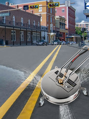 Charger l'image dans la visionneuse de galerie, Amocart 16 18 Inch Surface Cleaner Twin Rotary Arm 4000PSI 1/4" QC Stainless Steel Pressure Washer Decks Surface Cleaning