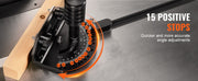 Charger l'image dans la visionneuse de galerie, Amocart Precision Miter Gauge Standard Slot 3/4'' x 3/8'' Aluminum Alloy Table Saw 24/18/19-35 in Grating 15 Angle Stops DIY