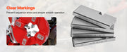 Load image into Gallery viewer, Amocart Threading Machine Dies 1 in-2 in NPT Pipe Dies(4 Packs) Right-Handed HSS Pipe Threading Dies Fit Split-Type Machines