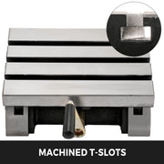Load image into Gallery viewer, Amocart Tilting Milling Table Adjustable Rotary Worktable Machine with 3 T-Slots & Crank Handle Heavy Duty for Grinding Milling
