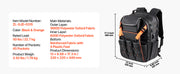 Charger l'image dans la visionneuse de galerie, Amocart 45 Pockets Tool Backpack Tool Bag Reinforced Fabric Base Electrician Plumber Repairman Maintenance Worker Tool Bags