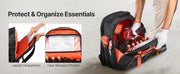 Charger l'image dans la visionneuse de galerie, Amocart 45 Pockets Tool Backpack Tool Bag Reinforced Fabric Base Electrician Plumber Repairman Maintenance Worker Tool Bags