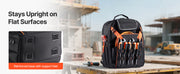 Charger l'image dans la visionneuse de galerie, Amocart 45 Pockets Tool Backpack Tool Bag Reinforced Fabric Base Electrician Plumber Repairman Maintenance Worker Tool Bags