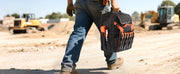 Charger l'image dans la visionneuse de galerie, Amocart 45 Pockets Tool Backpack Tool Bag Reinforced Fabric Base Electrician Plumber Repairman Maintenance Worker Tool Bags