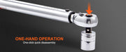 Load image into Gallery viewer, Amocart Torque Wrench Set Drive Click Torque Wrench Dual-Direction Adjustable Mechanical Dual Range Scales Torque Wrench Kit