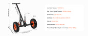 Charger l'image dans la visionneuse de galerie, Amocart 1000/1200lbs Tongue Trailer Dolly Carbon Steel Boat Mover with 16.7in/18in - 22in Height Adjustable for Moving Cargo