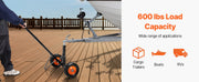 Charger l'image dans la visionneuse de galerie, Amocart 600lbs Tongue Trailer Dolly with 16.5-22in Adjustable Height & 1-7/8 in Hitch Ball Steel Boat Mover for Moving Car Rvs