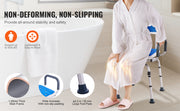Bild in Galerie-Viewer laden, Amocart Swivel Shower Chair 360 Degree Adjustable with Armrest and Backrest for Shower or Bathtub Non-Slip for Elderly Disabled