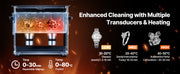 Charger l'image dans la visionneuse de galerie, Amocart 6L 10L 15L 30L Ultrasonic Cleaner Stainless Steel Ultrasonic Cleaning Bath Machine for Watches Razors Jewelry Coins