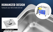 Charger l'image dans la visionneuse de galerie, Amocart 1.3L Ultrasonic Cleaner Lave-Dishes Portable Washing Machine w/ Digital Timer Ultrasound Home Jewelry Clean Appliances