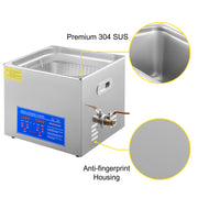 Charger l'image dans la visionneuse de galerie, Amocart 15L Ultrasonic Cleaner Lave-Dishes Portable Washing Machine with Digital Timer Ultrasound Home Jewelry Clean Appliances