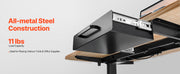 Bild in Galerie-Viewer laden, Amocart 13in/22in Under Desk Drawer Slide Out Desktop Storage Box Mounted Pullout Undertable Drawer Organizer for Office Home