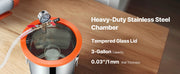 Load image into Gallery viewer, Amocart 3.5 CFM Single Stage Pump & 3 Gallon Vacuum Chamber Degassing Chamber Kit for Stabilizing Wood Degassing Silicone Resin