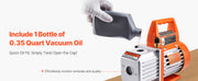 Load image into Gallery viewer, Amocart 3.5 CFM Single Stage Pump & 3 Gallon Vacuum Chamber Degassing Chamber Kit for Stabilizing Wood Degassing Silicone Resin