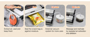 Charger l'image dans la visionneuse de galerie, Amocart Commercial Vacuum Sealer Machine Multifunction Automatic Food Packaging with Bag Roll Storage Cutter for Home Kitchen