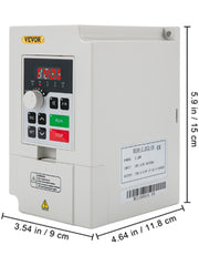 Charger l'image dans la visionneuse de galerie, Amocart 2.2/3/4/7.5KW VFD Frequency Inverter 110V/220V 1/3P Input 3P Output Variable Frequency Drive CNC Motor Converter