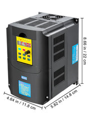 Bild in Galerie-Viewer laden, Amocart 2.2/3/4/7.5KW VFD Frequency Inverter 110V/220V1/3P Input 3P Output VariableFrequency Drive CNC Motor Inverter Converter