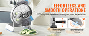 Charger l'image dans la visionneuse de galerie, Amocart Manual Vegetable Fruit Slicer 0-0.5"/0-12mm Thickness Adjustable Commercial Slicer Machine Food Cutter Slicing Machine