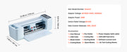 Charger l'image dans la visionneuse de galerie, Amocart Vinyl Cutting Machine 12 in Button Screen Controlled Vinyl Cutter 5000+ Built-in Design Resources Creating Crafts Cards