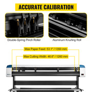 Charger l'image dans la visionneuse de galerie, Amocart 53"/34"/28"4MB Semi-Automatic Cutter Vinyl Cutting Plotter Machine Laser Positioning 3 Interface W/ SIGNMASTER Software