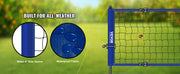 Charger l'image dans la visionneuse de galerie, Amocart Outdoor Volleyball Net System Adjustable Height Steel Poles with PVC Volleyball Pump Carrying Bag for Beach Lawn