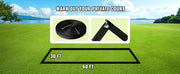 Charger l'image dans la visionneuse de galerie, Amocart Outdoor Volleyball Net System Adjustable Height Steel Poles with PVC Volleyball Pump Carrying Bag for Beach Lawn