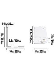 Charger l'image dans la visionneuse de galerie, Amocart DIY Murphy Bed Hardware Kit Vertical Mounting Wall Bed Spring Mechanism Heavy Duty King Queen Bed Support Hardware DIY