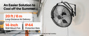 Charger l'image dans la visionneuse de galerie, Amocart Industrial Wall Mount Fan High Velocity Waterproof Wall Fan with Aluminum Blades for Workshop Warehouse Greenhouse