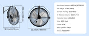 Charger l'image dans la visionneuse de galerie, Amocart Industrial Wall Mount Fan High Velocity Waterproof Wall Fan with Aluminum Blades for Workshop Warehouse Greenhouse