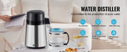 Charger l'image dans la visionneuse de galerie, Amocart Water Distiller 4L 1.05 Gallon Pure Water Purifier Filter For Home Countertop750W Distilled Water Maker Stainless Steel