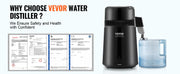 Bild in Galerie-Viewer laden, Amocart Water Distiller 4L 1.05 Gallon Pure Water Purifier Filter Countertop 750W Distilled Water MakerInterior Distiller