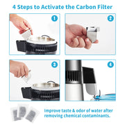 Bild in Galerie-Viewer laden, SucceBuy 4L Water Distiller Purifier Filter 1 L/H Distilling Speed Dispenser Drinking Bottle Softener Touch Screen Home Use