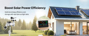 Bild in Galerie-Viewer laden, Amocart 7-in-1 Wi-Fi Weather Station & APP Control, 7.5-Inch VA Display Solar Powered Sensor, Indoor & Outdoor Weather Forecast