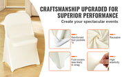 Bild in Galerie-Viewer laden, Amocart 30/50pcs Spandex Wedding Chair Seat Cover Washable Protective Slipcovers for Wedding Banquet Universal Chair Cover