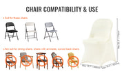 Bild in Galerie-Viewer laden, Amocart 30/50pcs Spandex Wedding Chair Seat Cover Washable Protective Slipcovers for Wedding Banquet Universal Chair Cover