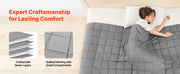 Load image into Gallery viewer, Amocart Weighted Blanket 20lb 88x104in King Size Cooling Breathable Blanket w/ Glass Beads All-Season Use for 200-250lb Adults