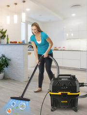 Charger l'image dans la visionneuse de galerie, SucceBuy Portable Wet and Dry Vacuum Cleaner 15L For Car & Home Appliance 1200W Power Strong Suction Vacuum Cleaner & Air Blower