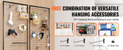 Load image into Gallery viewer, Amocart Grid Wall Panels Tower Wire Gridwall Display Racks Double Side Gridwall Panels for Art Craft Shows Retail Shop w/ Hooks