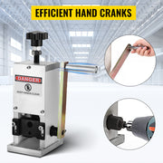 Charger l'image dans la visionneuse de galerie, Amocart Manual Wire Stripping Machine 1.5 - 25 mm + Hand Crank Portable Tool Aluminum Construction for Scrap Copper Recycling