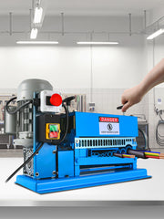 Charger l'image dans la visionneuse de galerie, Amocart Electric Wire Stripping Machine 370W 1.5mm-38mm Cable Stripper Peeling 11 Channels & 10 Blades Removing Plastic Rubber