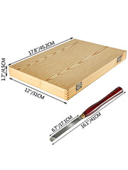 Bild in Galerie-Viewer laden, Amocart 8PCS+1 Free HSS Lathe Chisel Set for Wood Turning Root Furniture Carving Knife 6.89" Blade 16.14" Chisel With Tool Box