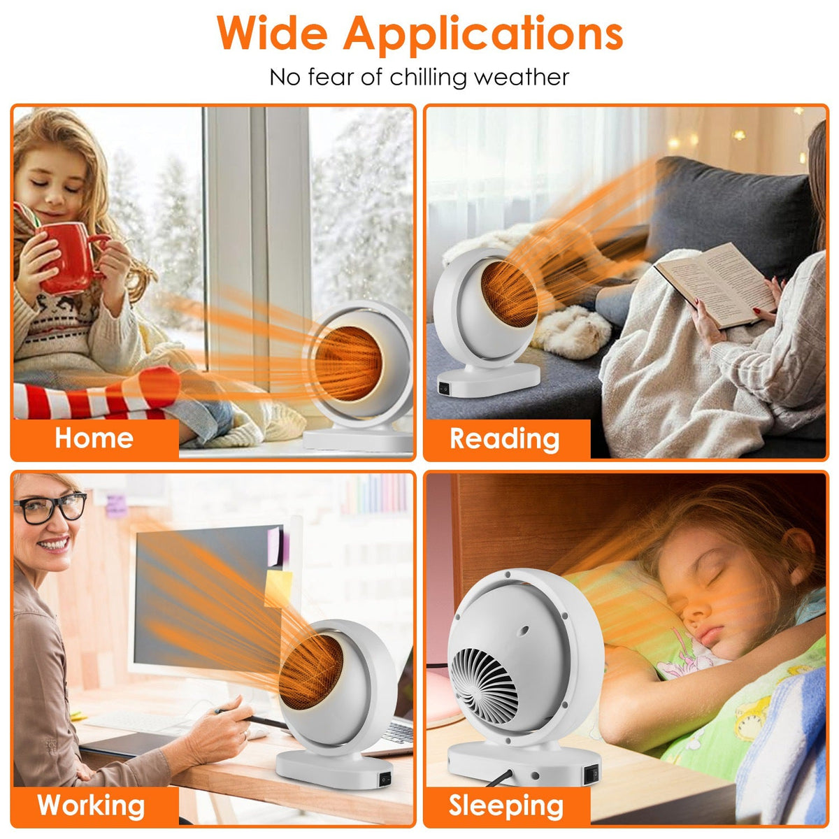 1Pc 380W Space Heater With 30 Degree Tilting Angle 3S Fast Heating Portable Desktop Electric Heater For Indoor Use With Overheat Protection Tip Over Protection For Home Office - AMOCART5c806d1cd1d3ddf2cbae38ede6e5db52