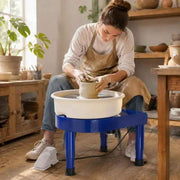 Load image into Gallery viewer, 450W 35cm Pottery Wheel Machine Ceramic Clay Art Craft Tool with 9.8 Inch LCD Touch Screen Foot Pedal Detachable ABS Basin Electric DIY Clay Sculpting Spinner for Adults Beginners Ceramic Forming
