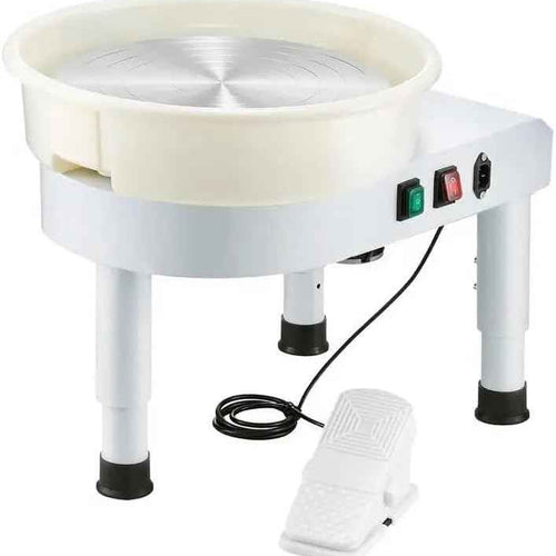 450W 35cm Pottery Wheel Machine Ceramic Clay Art Craft Tool with 14 Inch LCD Touch Screen Foot Pedal Detachable ABS Basin Electric DIY Clay Sculpting Spinner for Adults Beginners Ceramic Forming